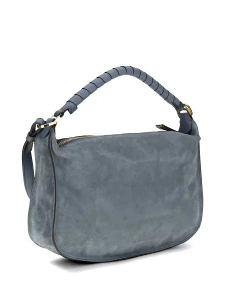 Geanta de piele Chloé Marcie din piele mini albastru