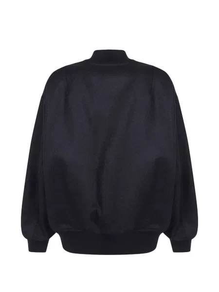 Geacă bomber Drhope cu model herringbone negru