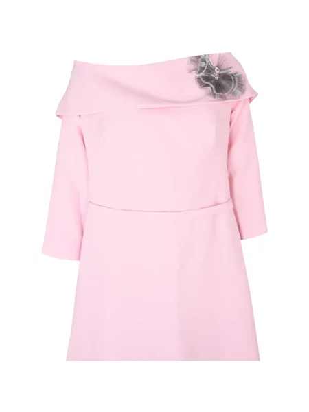 Rochie maxi Safiyaa cu funde roz