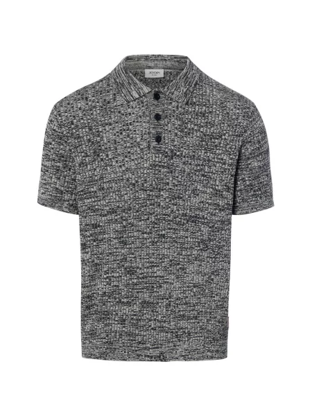 Joop Jeans dzianinowa koszulka polo Mężczyźni S szary