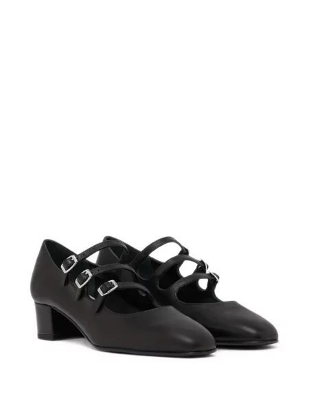 Pantofi cu toc Carel Paris cu bretele negru