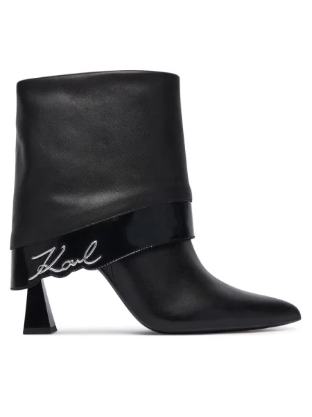 Botki KARL LAGERFELD czarne