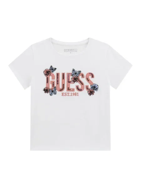 Guess Tricou alb