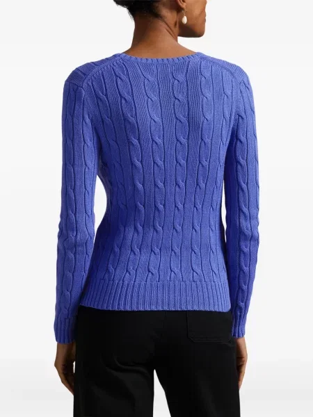 Căciulă Polo Ralph Lauren cu broderie tricotate de costum albastru