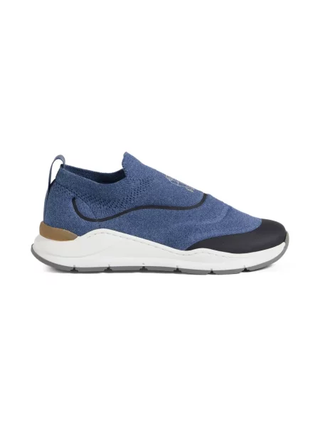 Sneakersy dziecięce Brunello Cucinelli niebieskie