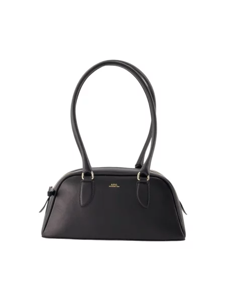 A.P.C. torebka skórzana sac paloma shoulder czarna