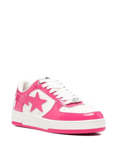 Sneakerși A Bathing Ape® din piele roz