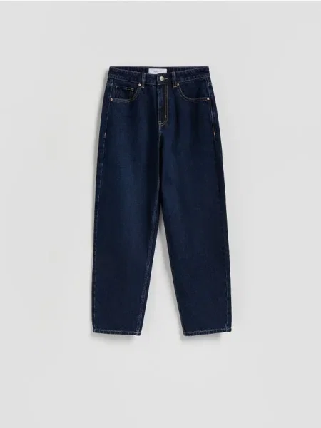 Reserved Blugi mom bleumarin