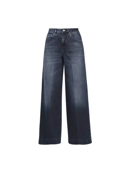 Szerokie jeansy Don The Fuller niebieskie