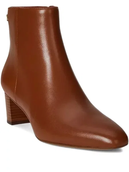 Μποτάκια Lauren Ralph Lauren καφέ