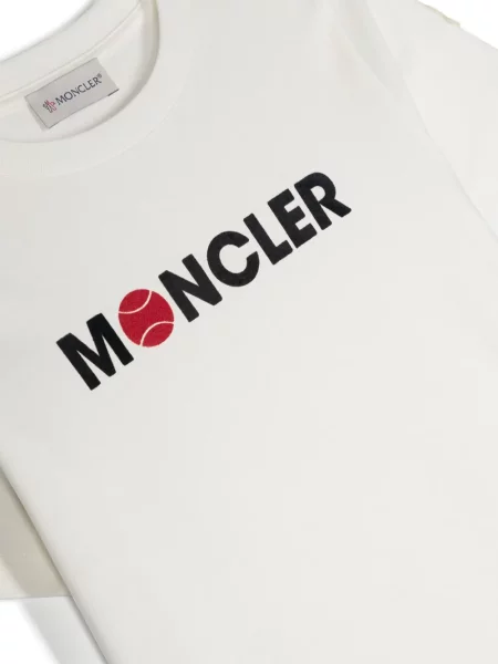 Koszulka dziecięca Moncler Enfant biała