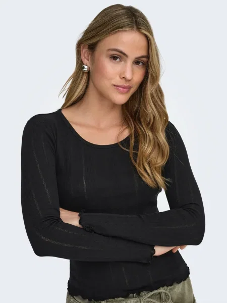 ONLY Tricou ONLTENNA' negru