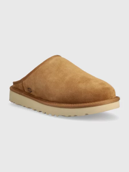 UGG kapcie zamszowe Classic Slip-On brązowy