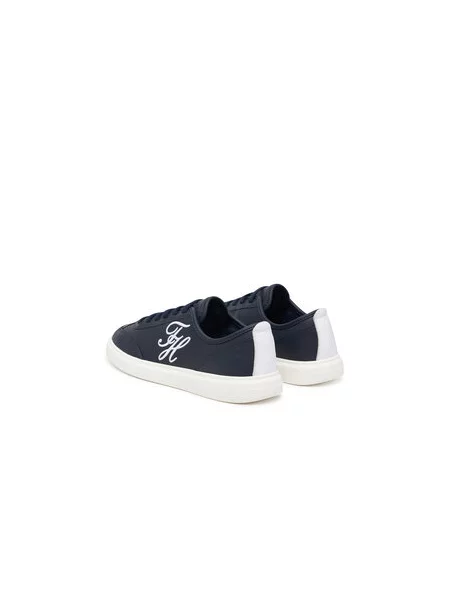Tenisice Tommy Hilfiger Th Icon Court Script Premium Tamnoplava