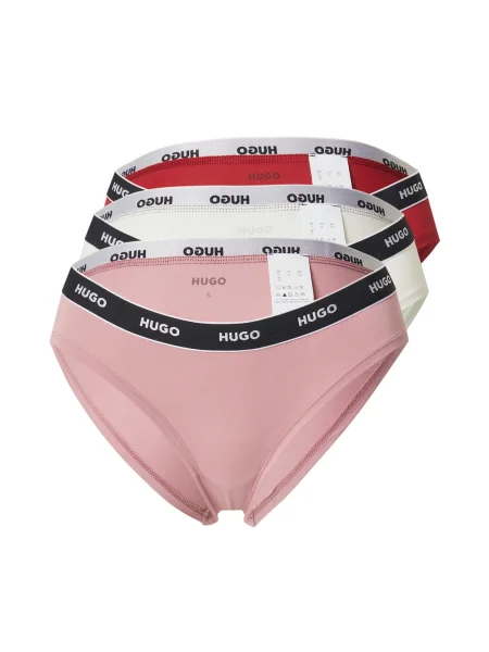 Nohavičky HUGO TRIPLET BRIEF STRIPE biela
