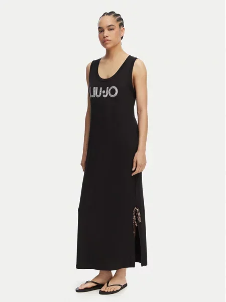 Liu Jo Beachwear Ежедневна рокля черен