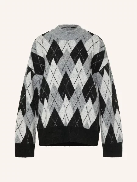 Cph Muse Sweter Cmargy grau czarny