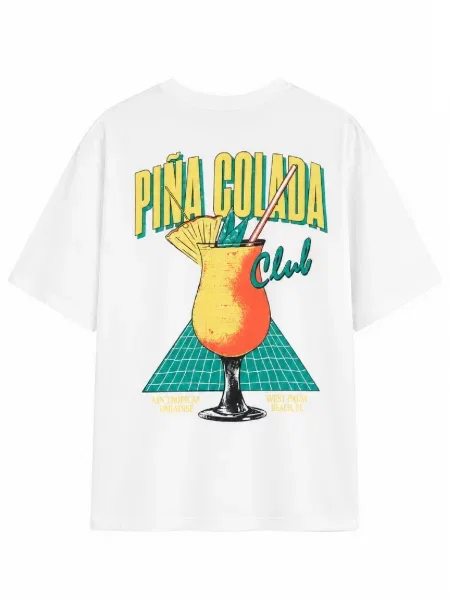 Only & Sons Tričko Colada Club' biela