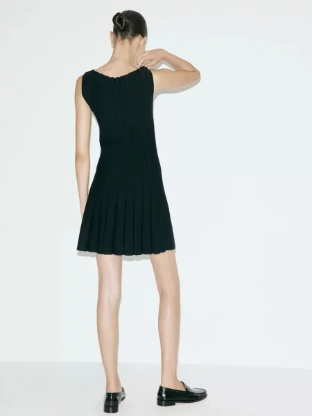 Платье мини Mango черное