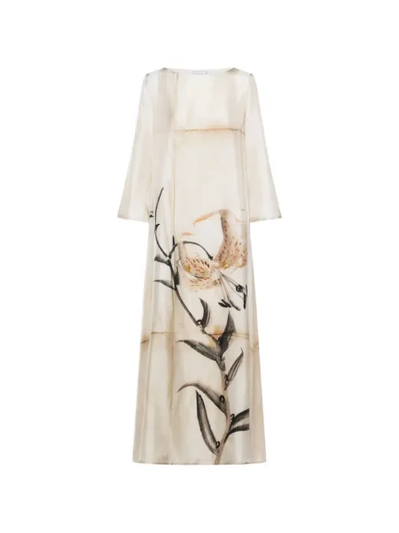 Rochie midi Pierre-louis Mascia cu model floral până la genunchi de costum