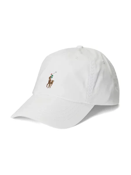 Polo Ralph Lauren Καπέλο Jockey λευκό
