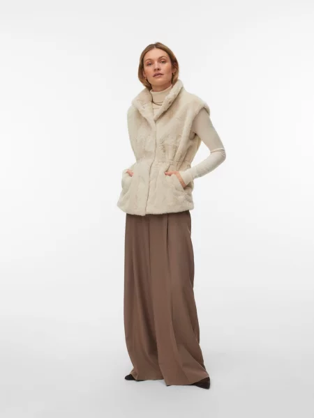VERO MODA Γιλέκο εκρού