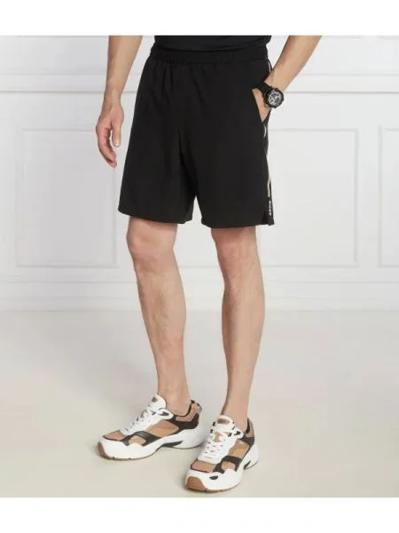 BOSS GREEN Pantaloni scurți S_Break boss x matteo berrettini negru