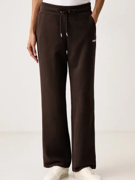 DKNY pantaloni de trening pentru femei cu maro