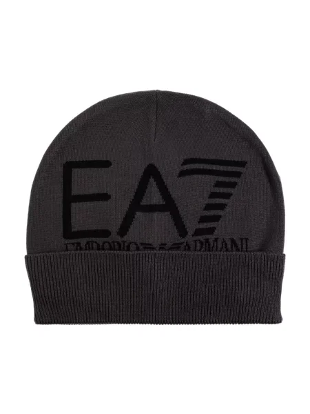 Czapka Ea7 Emporio Armani z logo szara