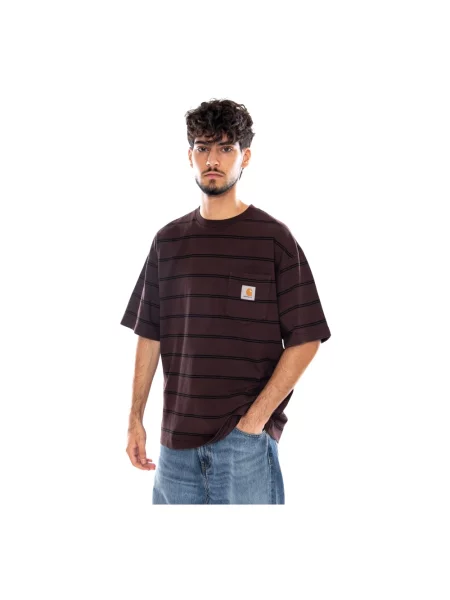 Koszulka Carhartt Wip brązowa