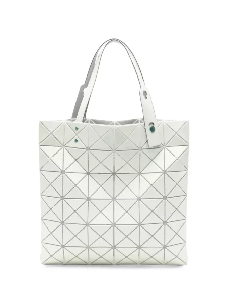 Geantă shopper Bao Bao Issey Miyake cu imprimeu geometric alb