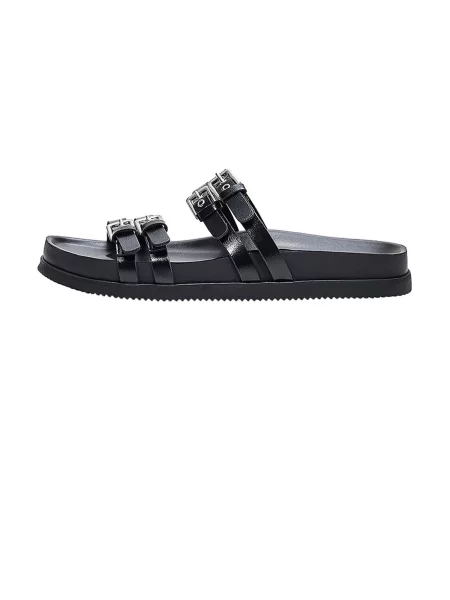 Bershka Šľapky čierna