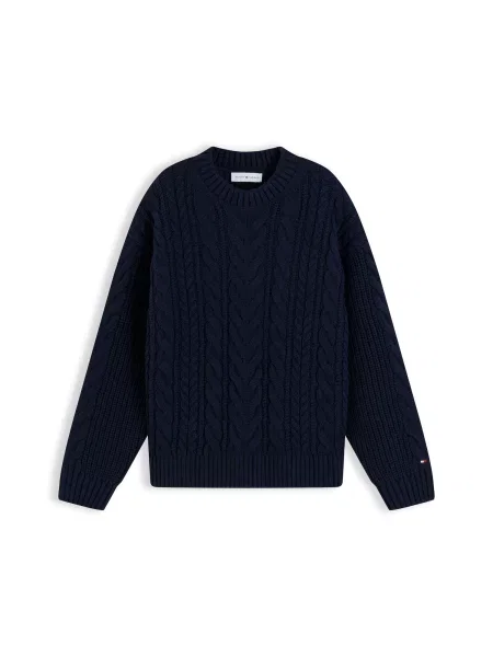 TOMMY HILFIGER Πουλόβερ ναυτικό μπλε