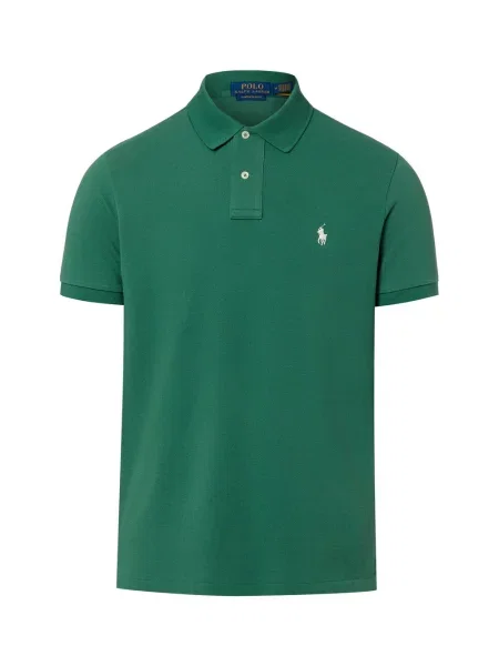 Polo Ralph Lauren koszulka polo Mężczyźni jednolity M zielony