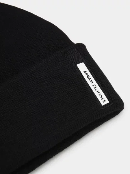 Шапка Armani Exchange черная