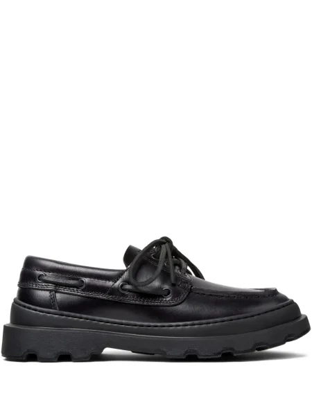 Pantofi loafer Camper cu șireturi din piele negru