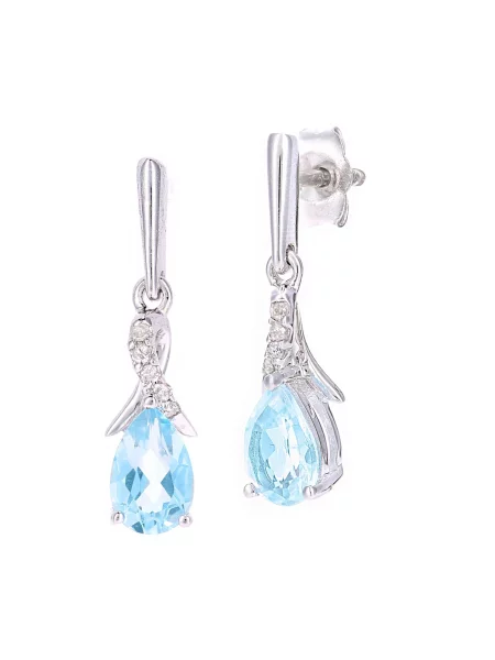 DIAMANT LETERNEL Náušnice strieborná