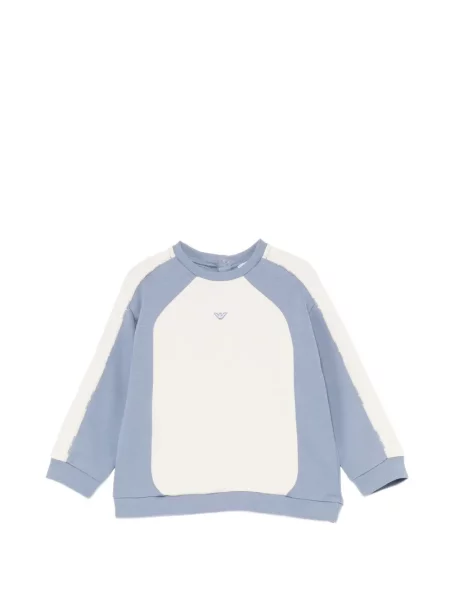 Bluza dziecięca Emporio Armani niebieska
