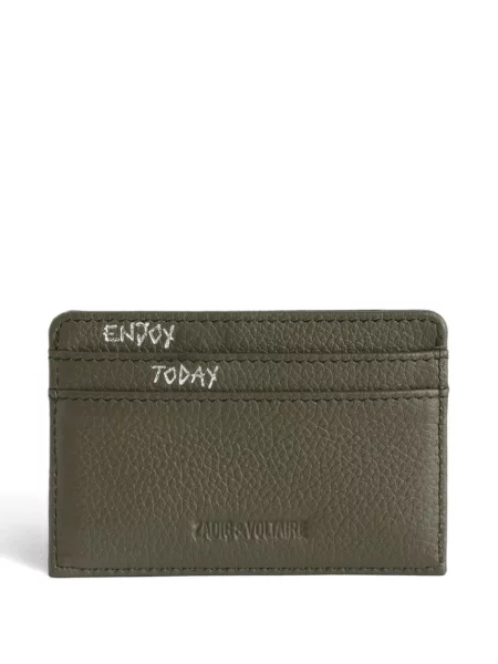 Portofel Zadig&voltaire din piele verde