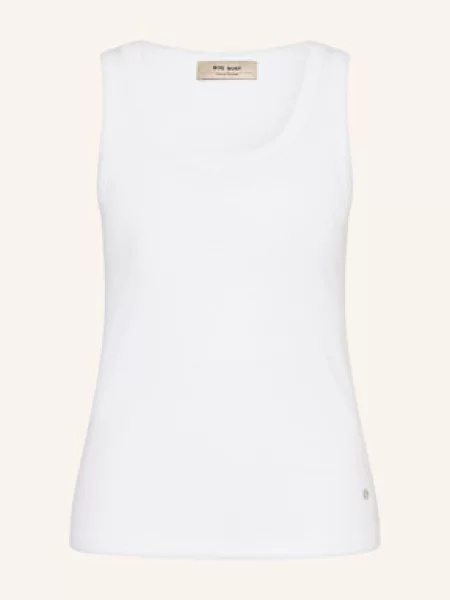 Mos Mosh Tank Topy Mmcasa weiss biały
