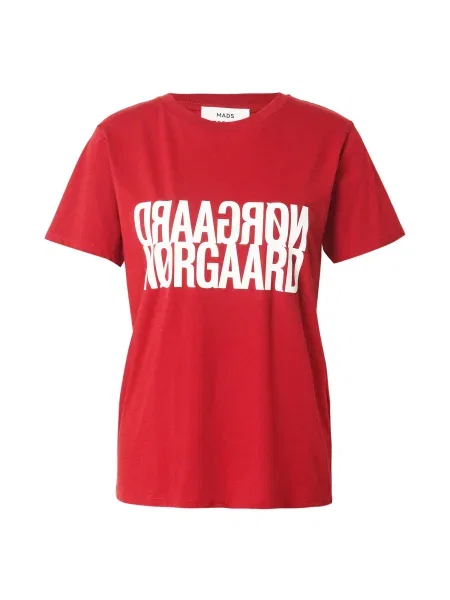 MADS NORGAARD COPENHAGEN Majica crvena bijela
