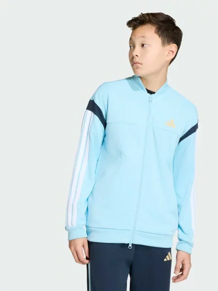 Дитяча Кофта adidas Tiro комбінований верх синій