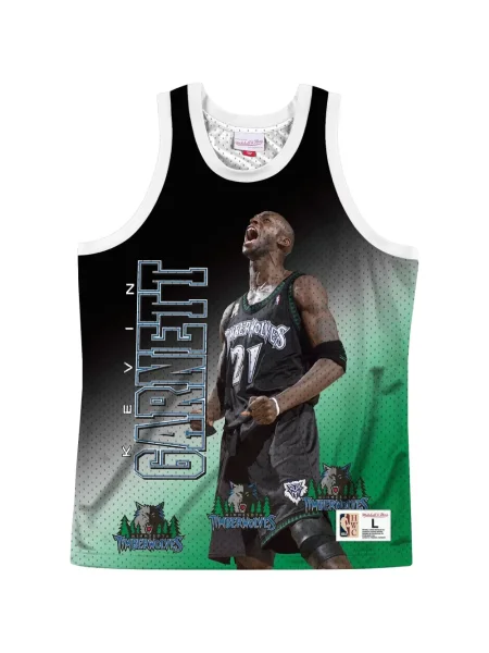 Cămașă Mitchell & Ness din jerseu alb