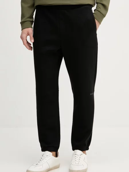 BOSS Green Pantaloni de trening bărbați negru