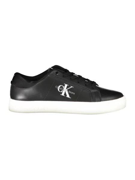 Trampki Calvin Klein Jeans skórzane czarne