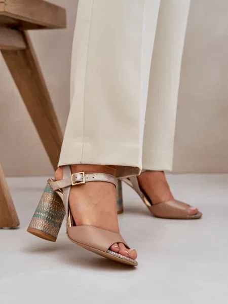 Sandale Laura Messi maro