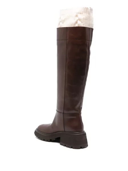 Botine Jimmy Choo cu cataramă maro