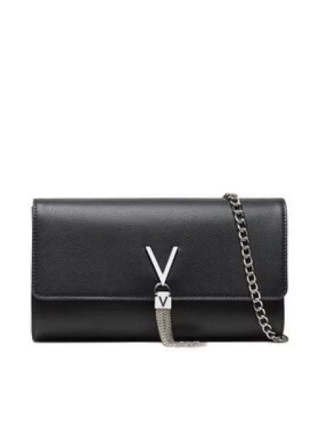 VALENTINO Psaníčko Divina / stříbrná černá