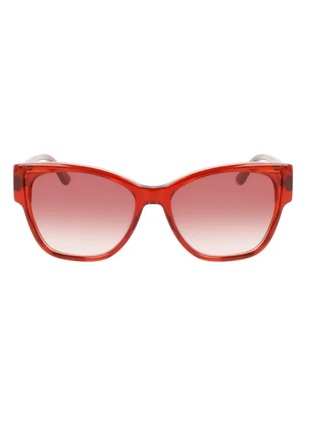 Okulary przeciwsłoneczne Karl Lagerfeld pomarańczowe