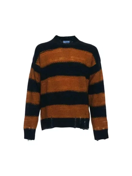 Sweter Amish brązowy